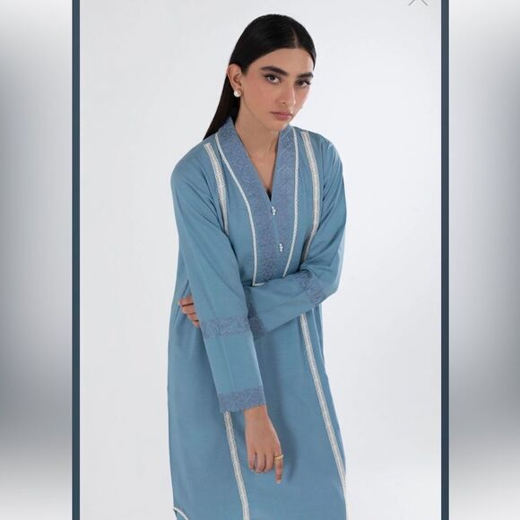 SANA SAFINAZ PAKISTANI DESIGNER DRESS 2 PIECE READY MADE - Picture 2 of 5